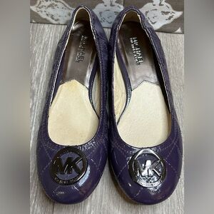 Michael Kors Dark Purple Flats, Size 7, Women’s, Shoes